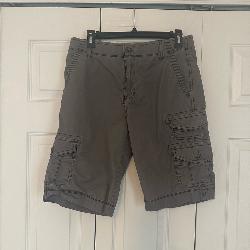 🔥 4 for $20!! Men's Charcoal Cargo Shorts